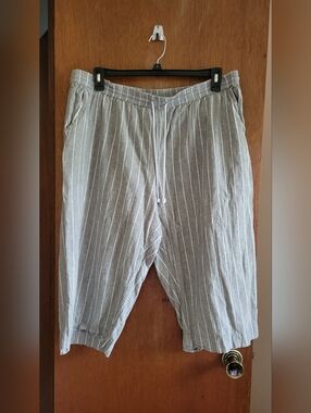 Olive Green Pinstripe Palooza Pants